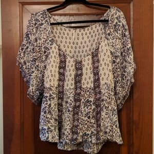 Free People Boho flowy top